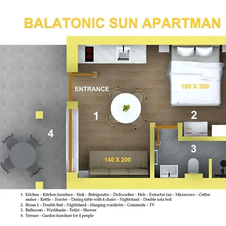 Balatonic Moon&sun Apartmanhaz Siófok